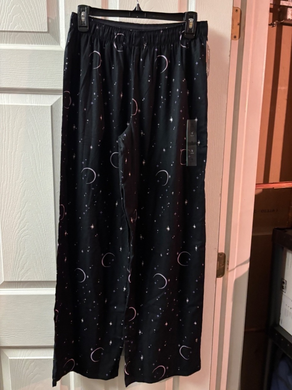 Hyde & Eek! Black and Purple w/Moons Pajama Pants - New with Tags - Size S